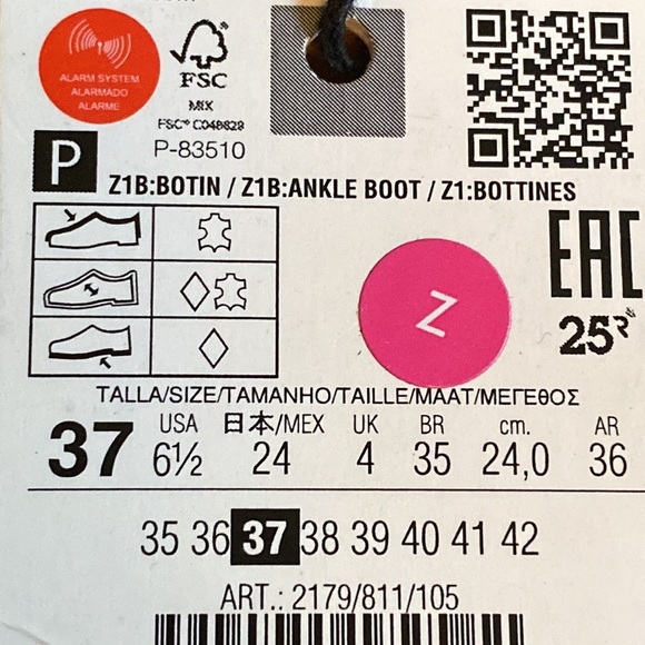 NWT. Zara Split Suede Cowboy-Style Ankle Boots. Size 6,5.  9 - Picture 7 of 9